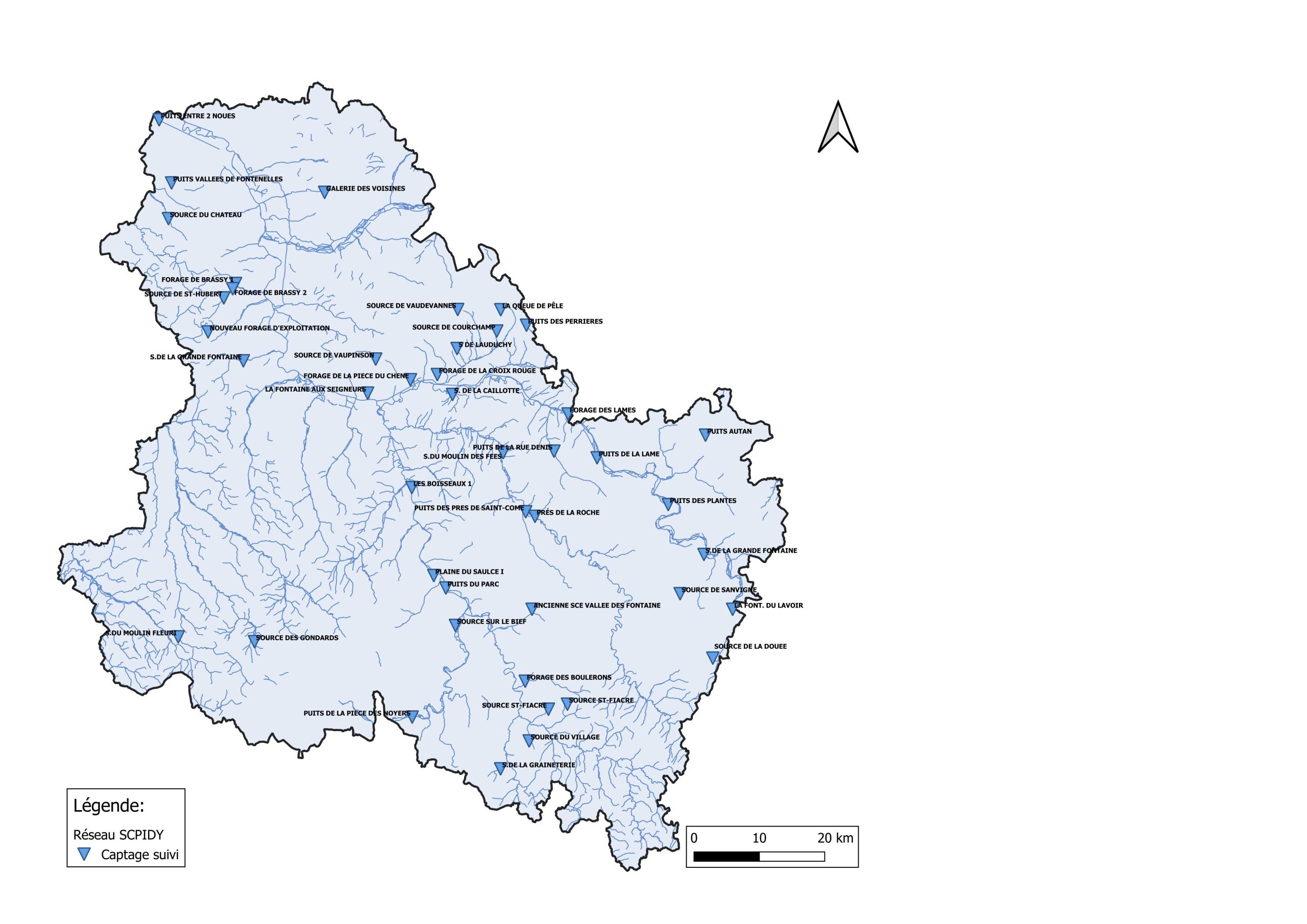 44 points de captage dans l'Yonne