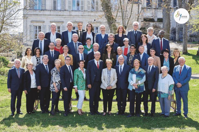 2025 élus du Département de l'Yonne